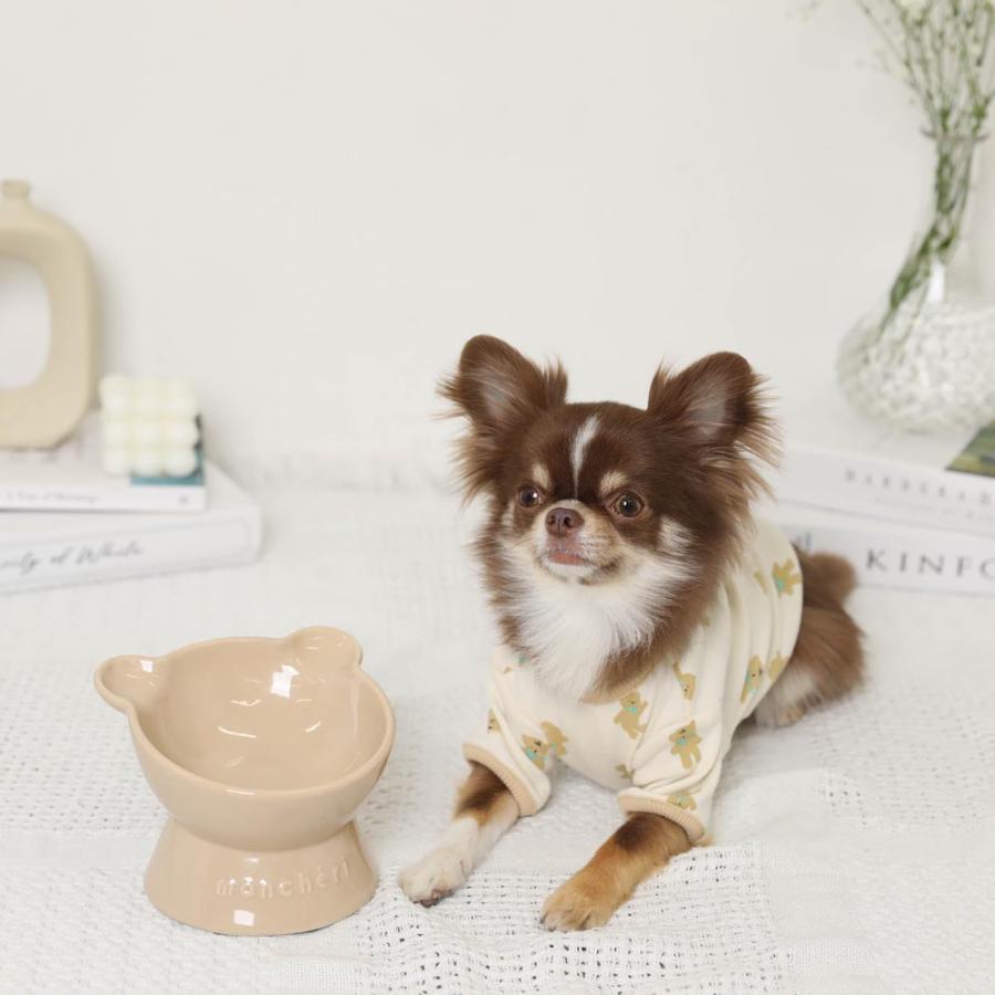 moncheri フードボウル 犬 食器 陶器 ペット用 犬用 エサ皿 犬用 moncheri フードボウル 犬 食器 陶器 ペット用 犬用 エサ皿 犬用