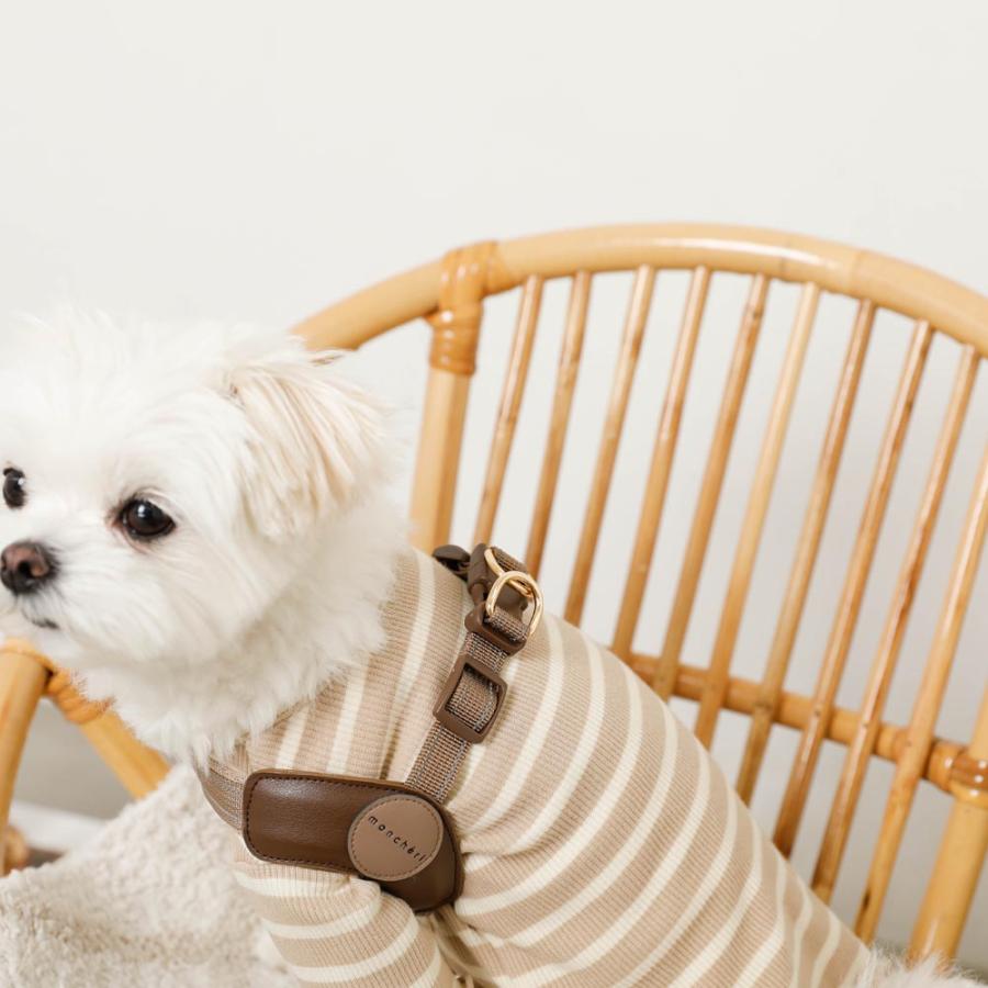 monchéri モンシェリ 犬 ハーネス 小中型犬 (M/ブルー) moncheri（モンシェリ） 犬 ハーネス リード かわいい おしゃれ 小型犬