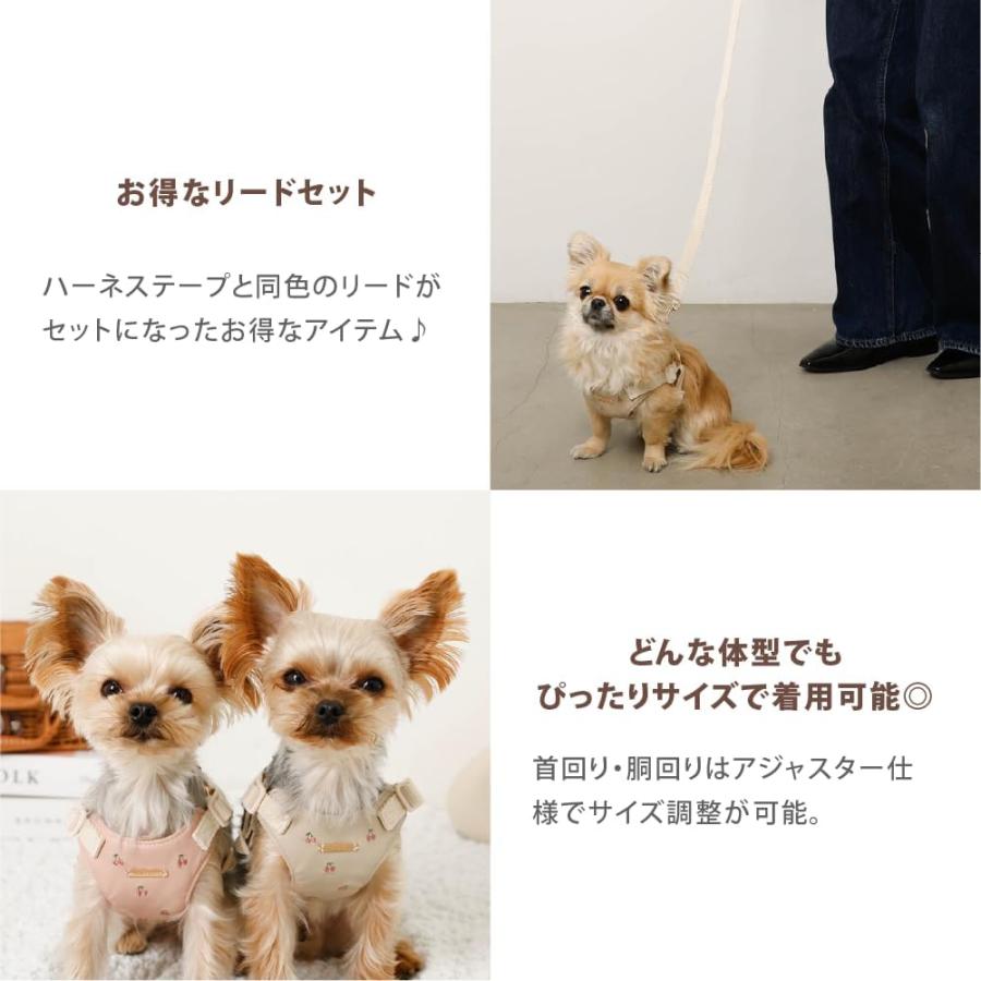 moncheri（モンシェリ） 犬 ハーネス リード かわいい おしゃれ 小型犬