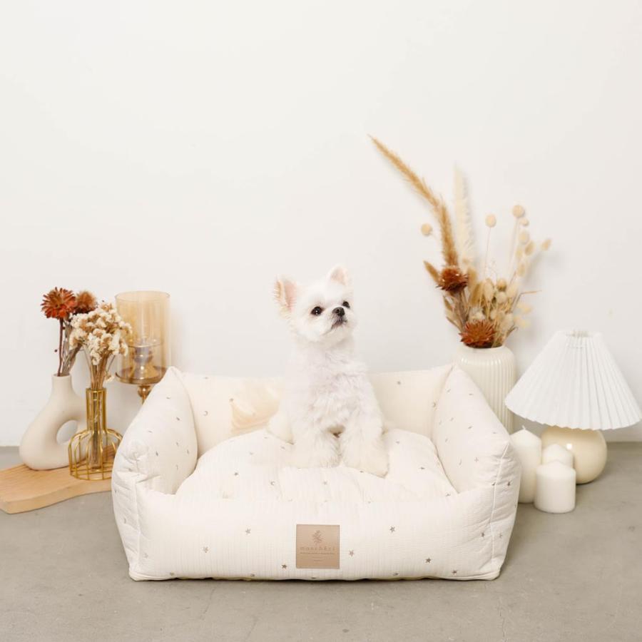 犬 クッション ペットベッド ソファ クッションベッド かわいい おしゃれ 小型犬 中型犬 洗濯可能 洗える 撥水 moncheri モンシェリの画像