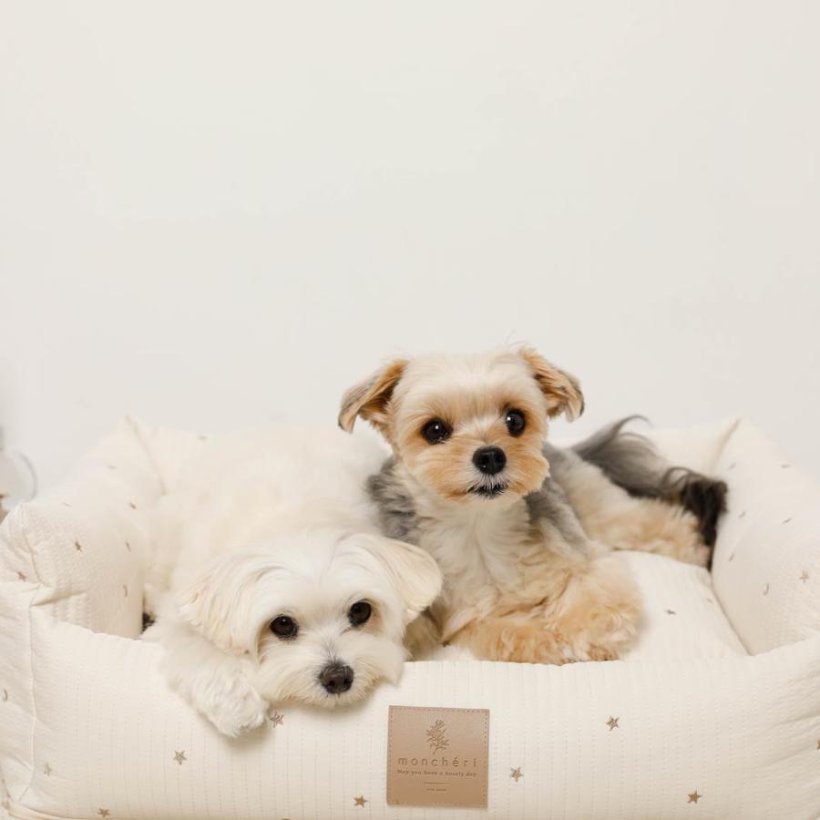 犬 クッション ペットベッド ソファ クッションベッド かわいい おしゃれ 小型犬 中型犬 洗濯可能 洗える 撥水 moncheri モンシェリの画像