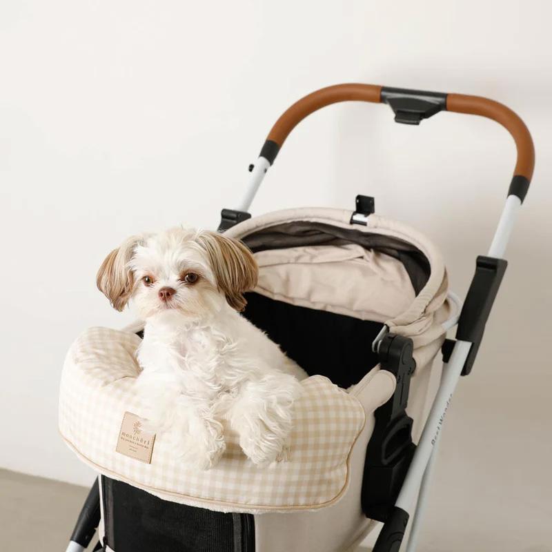 moncheri カートクッション あごのせ 犬 お出かけ ペットカート