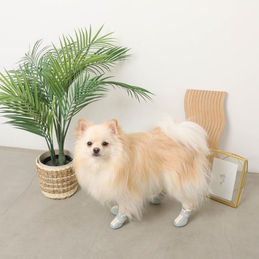 moncheri（モンシェリ） 犬 シューズ メッシュ 脱げない 通気性 肉球