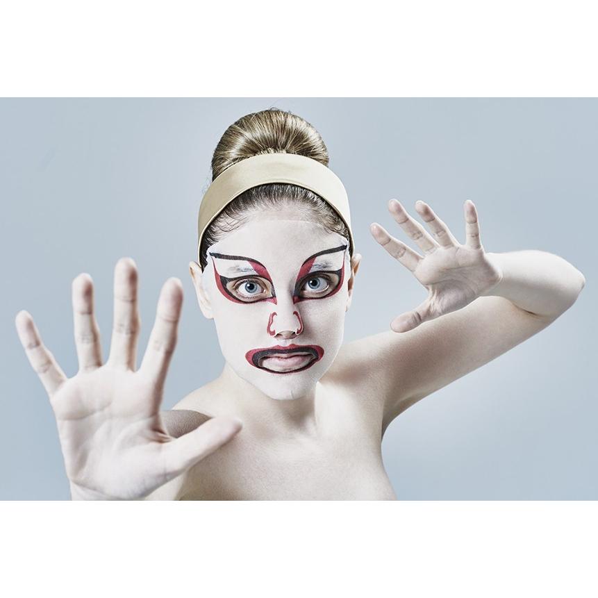 松本幸四郎監修 歌舞伎フェイスパック 「寿」 : モンチッチ