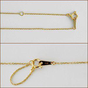 【在庫限り】K18ゴールド天然ダイヤモンド プチイニシャルネックレス |  | 05