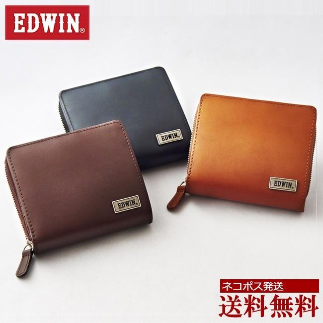 EDWIN 財布 エドウィン ブランド 二つ折り ラウンドファスナー EDWIN 財布 エドウィン ブランド 二つ折り ラウンドファスナー