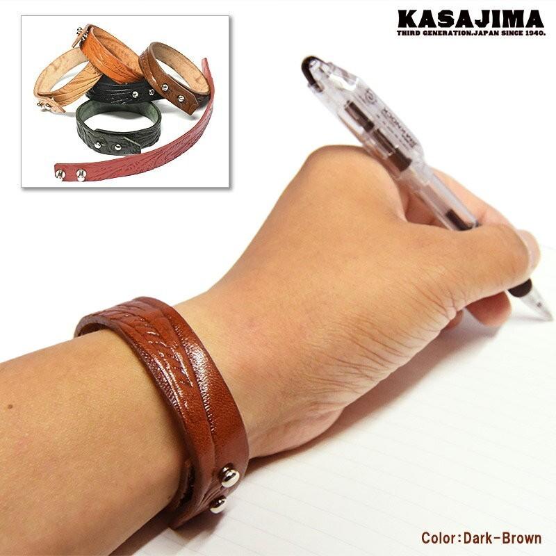 ブレスレット 栃木レザー レディース メンズ KASAJIMA : ベルト ブレスレット 栃木レザー レディース メンズ KASAJIMA : ベルト
