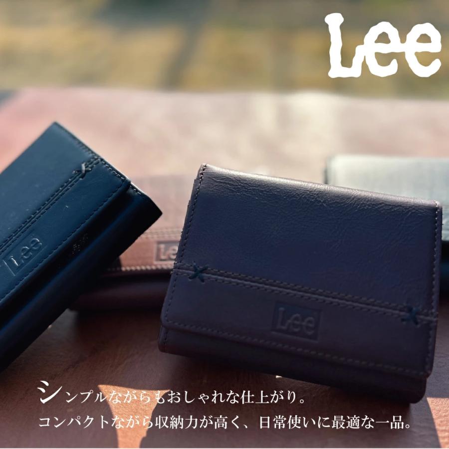 Lee クロスワックスコード フラップ財布 男女兼用 ユニセックス 父の日