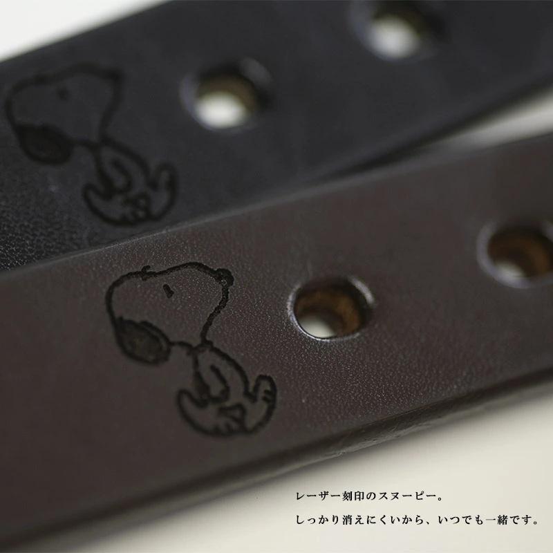 みぃこ　SNOOPY レザーベルト 34　スヌーピー　ベルト みぃこ様専用 SNOOPY レザーベルト 34 スヌーピー ベルト - メルカリ