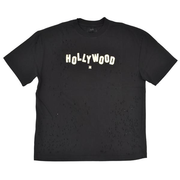 アミリ ショットガンハリウッドTシャツ ブラック AMIRI】ブラック Hollywood Shotgun Tシャツ AMIRI アミリ