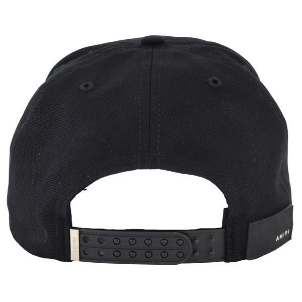 AMIRI アミリ MA QUAD CANVAS HAT/刺繍ロゴ フルキャンバス