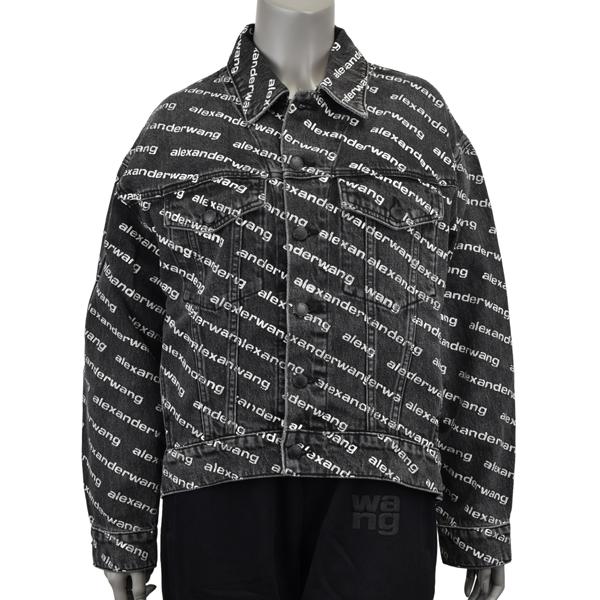 alexanderwang（アレキサンダー・ワン） ALL OVER LOGO DENIM JACKET