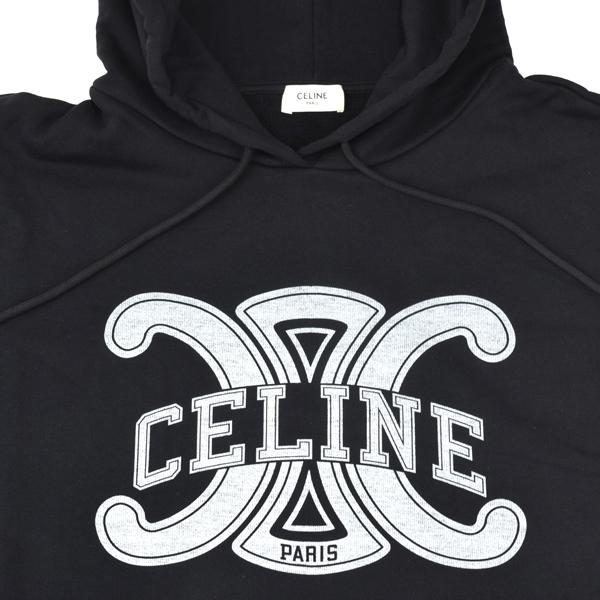 CELINE（セリーヌ） トリオンフ ロゴ ルーズフーディ− パーカー