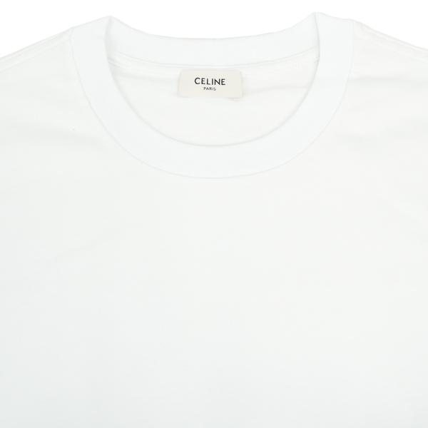 CELINE セリーヌ トリオンフ ロゴ プリント Tシャツ/RX0HV1242  GJL3の画像