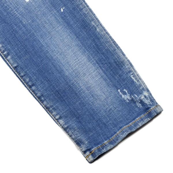 DSQUARED2 ディースクエアード FADED BLUE WASH SKATER ジーンズ DSQUARED2 ディースクエアード FADED BLUE WASH SKATER ジーンズ