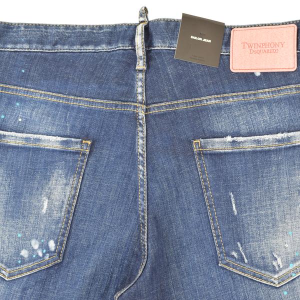 DSQUARED2 ディースクエアード DARK TIFFANY SPOTS WASH SAILOR DSQUARED2 ディースクエアード DARK TIFFANY SPOTS WASH SAILOR
