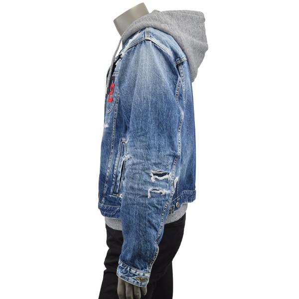 DSQUARED2 ディースクエアード OVER JEAN JACKET/レイヤード G DSQUARED2 ディースクエアード OVER JEAN JACKET/レイヤード G