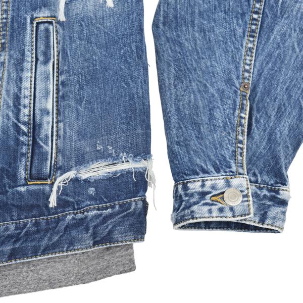DSQUARED2 ディースクエアード OVER JEAN JACKET/レイヤード G DSQUARED2 ディースクエアード OVER JEAN JACKET/レイヤード G