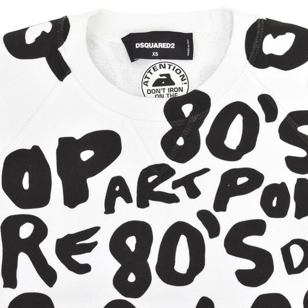 DSQUARED2 ディースクエアード D2 POP 80'S COOL FIT CREWNECK