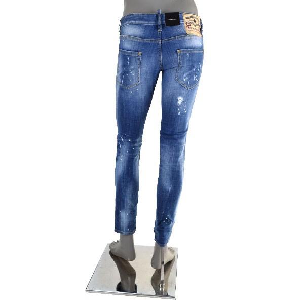 DSQUARED2 ディースクエアード CLEMENT JEAN ダメージ＆リペア加工　ジーンズ/ブルー/ S74LB0320 S30342 470 MEN DSQUARED2 ディースクエアード CLEMENT JEAN ダメージ＆リペア加工　ジーンズ/ブルー/ S74LB0320 S30342 470 MEN