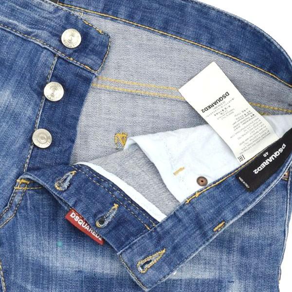 DSQUARED2 ディースクエアード CLEMENT JEAN ダメージ＆リペア加工　ジーンズ/ブルー/ S74LB0320 S30342 470 MEN DSQUARED2 ディースクエアード CLEMENT JEAN ダメージ＆リペア加工　ジーンズ/ブルー/ S74LB0320 S30342 470 MEN