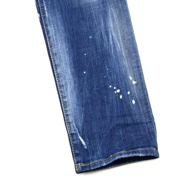 DSQUARED2 ディースクエアード CLEMENT JEAN ダメージ＆リペア加工　ジーンズ/ブルー/ S74LB0320 S30342 470 MEN DSQUARED2 ディースクエアード CLEMENT JEAN ダメージ＆リペア加工　ジーンズ/ブルー/ S74LB0320 S30342 470 MEN