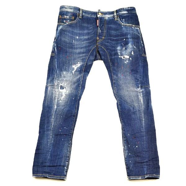 DSQUARED2 ディースクエアード TIDY BIKER ダメージ&リペア加工 DSQUARED2 ディースクエアード TIDY BIKER ダメージ&リペア加工
