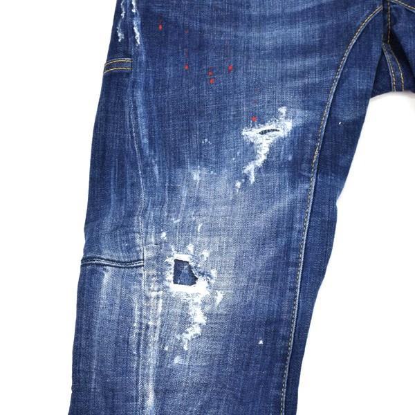 DSQUARED2 TIDY BIKER ダメージ&リペア ストレッチ EU48 DSQUARED2 ディースクエアード ジーンズ Tidy Biker Jean