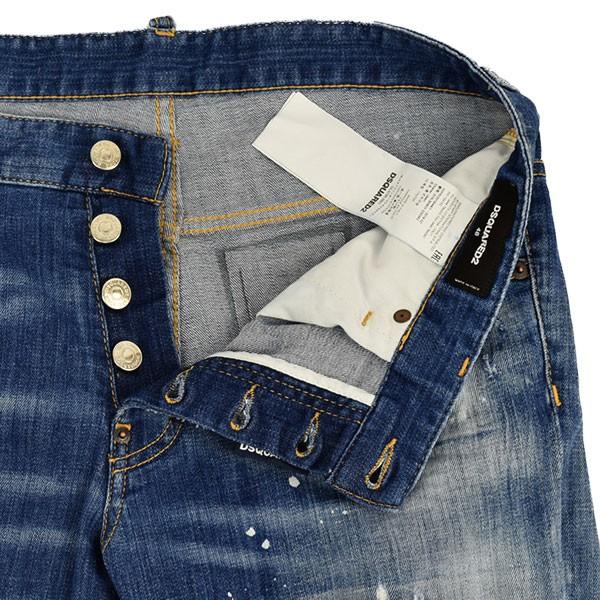 DSQUARED2 ディースクエアード RIPPED WHITE SPOTS WASHジーンズ DSQUARED2 ディースクエアード RIPPED WHITE SPOTS WASHジーンズ