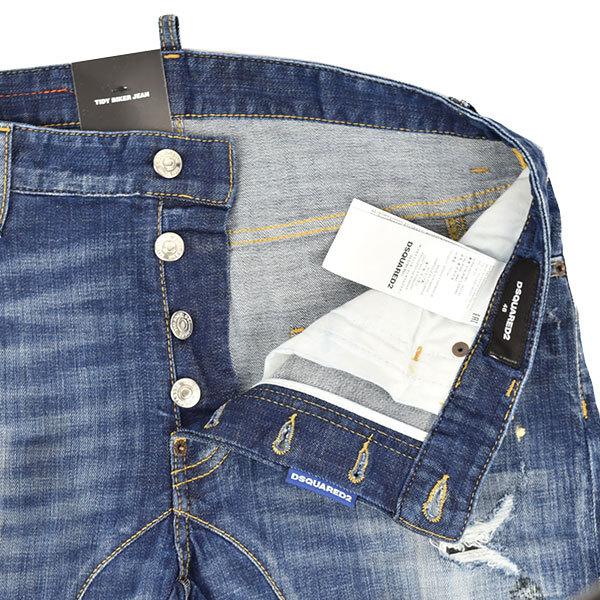 DSQUARED2 ディースクエアード MEDIUM WASH 4 TIDY BIKER JEANS