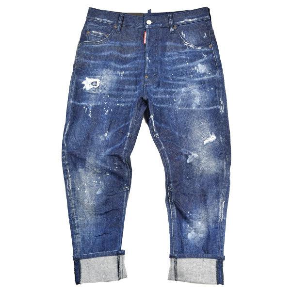 DSQUARED2 ディースクエアード DARK WASH 2 COMBAT JEANS DSQUARED2 ディースクエアード DARK WASH 2 COMBAT JEANS