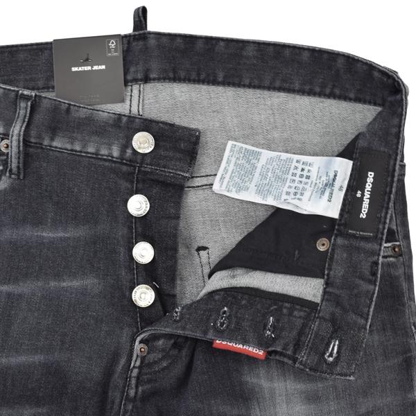 DSQUARED2 ディースクエアード BLACK 1 CLEAN WASH/ウォッシュ DSQUARED2 ディースクエアード BLACK 1 CLEAN WASH/ウォッシュ