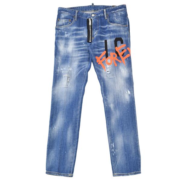 DSQUARED2 ディースクエアード ICON MEDIUM WASH SKATER JEANS DSQUARED2 ディースクエアード ICON MEDIUM WASH SKATER JEANS