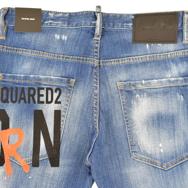 DSQUARED2 ディースクエアード ICON MEDIUM WASH SKATER JEANS DSQUARED2 ディースクエアード ICON MEDIUM WASH SKATER JEANS