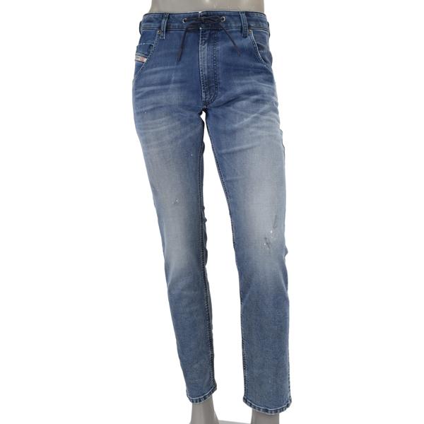 【美品】ディーゼル/D-KROOLEY/ジョグジーンズ/スウェットデニム/ブルー DIESEL ディーゼル ジョグジーンズ パンツ メンズ ウエスト