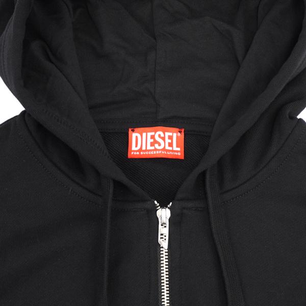 DIESEL（ディーゼル） S-BOXT-ZIP-HOOD-DIV/刺繍ロゴ ジップパーカー