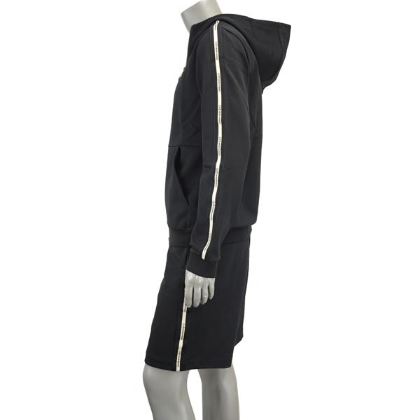 EA7ミニロゴ ジップパーカー×ショートパンツ 上下セット/セットアップ EA7 EMPORIO ARMANI イーエーセブン エンポリオ・アルマーニ テープ