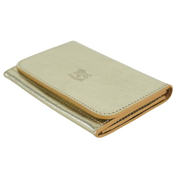 IL BISONTE（イルビゾンテ） CARD CASE 二つ折り 名刺入れ カード