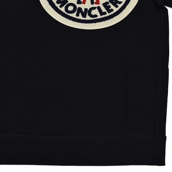 MONCLER モンクレール ビッグロゴワッペン トレーナー/ブラック MONCLER モンクレール ビッグロゴワッペン トレーナー/ブラック