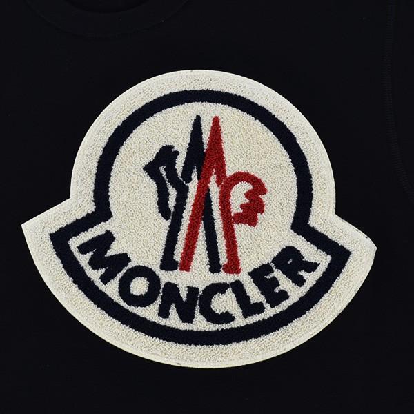 MONCLER モンクレール ビッグロゴワッペン トレーナー/ブラック MONCLER モンクレール ビッグロゴワッペン トレーナー/ブラック