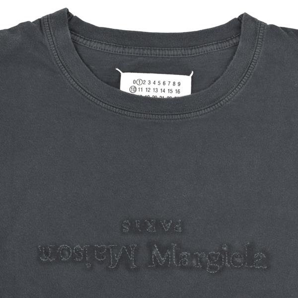 メゾンマルジェラ カットソー Maison Margiela（メゾンマルジェラ） WASHDE EMBROIDERDE LOGO T