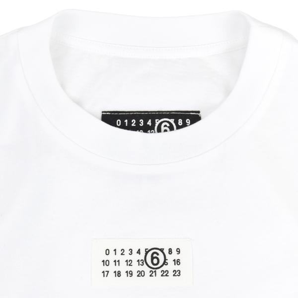 MM6 Maison Margiela エムエムシックス T-shirt with numeric logo label/ロゴ ラベル Tシャツ/S52GC0312 S24312 100｜mondorobe｜07