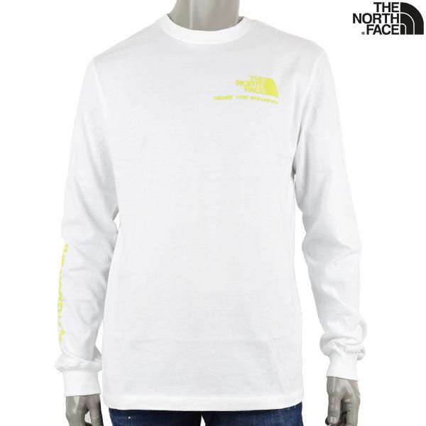 THE NORTH FACE ザ・ノースフェイス BASE FALL GRAPHIC L/S TEE ロンT/ホワイト/ NF0A55TV