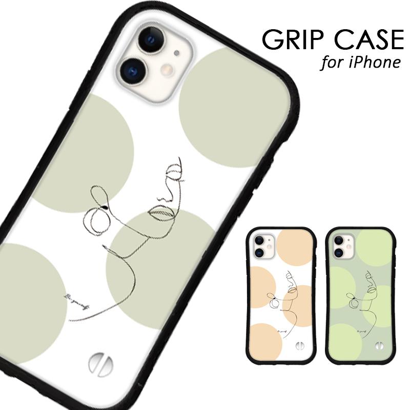 スマホケース Iphone13 13mini 13pro Iphone12 Iphone11 Se Iphoneケース カバー アイフォン グリップ 線画 おしゃれ Mone Myshell Dec099 M O N E ヤフーショップ店 通販 Yahoo ショッピング