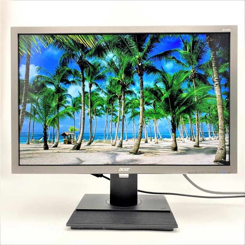 acer 23.8インチ HDMI 中古モニター B246WLYMDPRX 1920x1200 画面回転 IPSパネル｜monitaya｜02