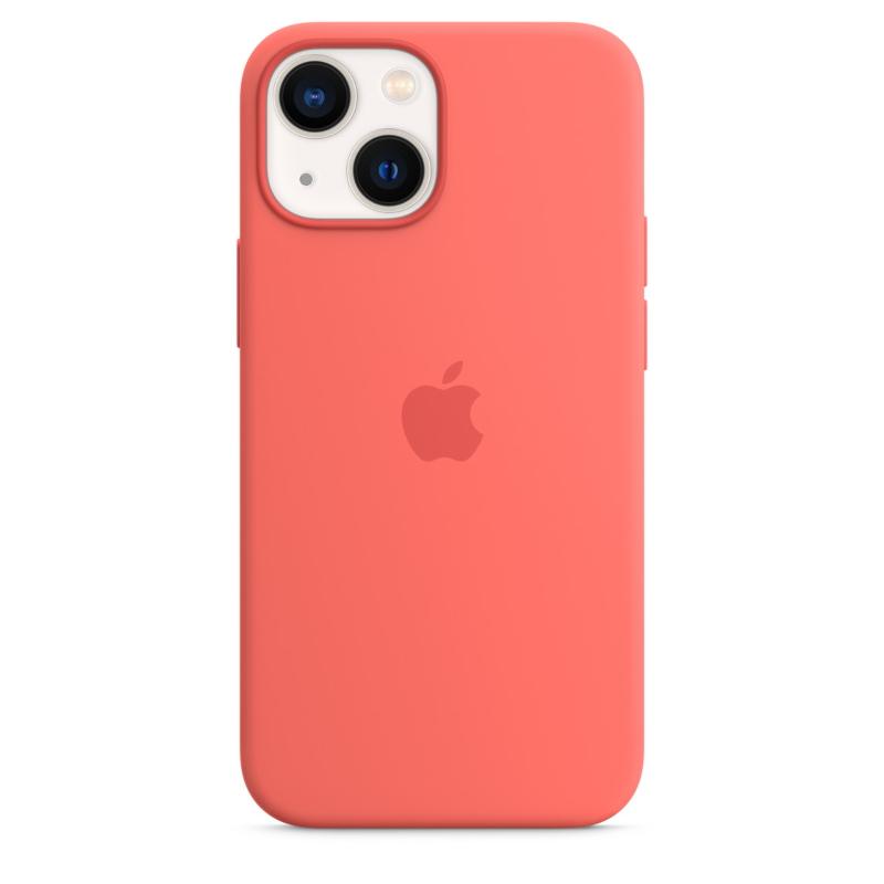 Apple純正・新品】iPhone 13 mini シリコンケース ピンクポメロ