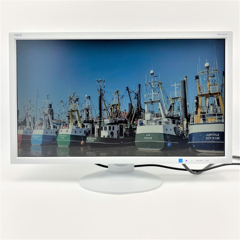 【北見市発】NEC 液晶ディスプレイ AS233WMi 白 ⓶ (E4076akmYM) NEC 中古モニター 23インチ NEC LCD-AS233WMI PCモニター HDMI IPS