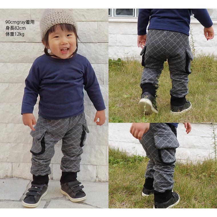 子供服 パンツ キルト素材 ニットキルト スパッツ 日本製 安心 レギュラー（90cm 95cm 100cm) 1590 お揃い 保育園 ベビー服 長ズボン |  | 04