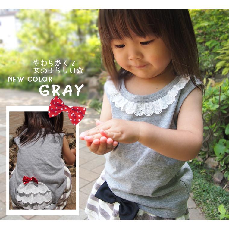 子供服トップス後ろ姿可愛いラブリーリボンモンキーパンツ(80cm 90cm 95cm 100cm)日本製 保育園メール便可13 |  | 05