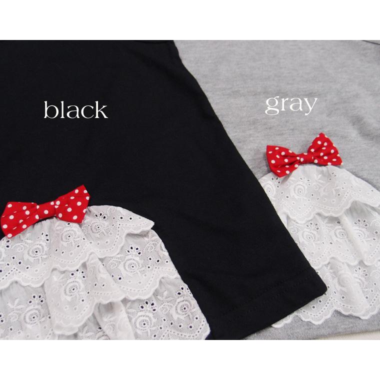 子供服トップス後ろ姿可愛いラブリーリボンモンキーパンツ(80cm 90cm 95cm 100cm)日本製 保育園メール便可13 |  | 09